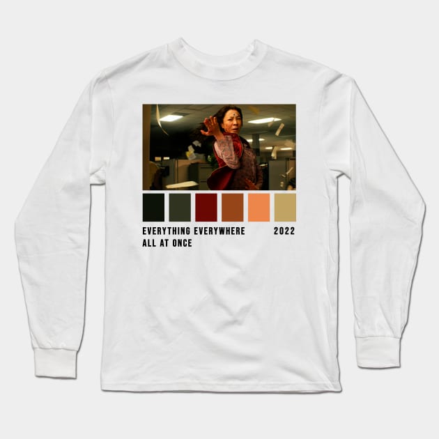 Everything Everywhere All at Once Color Palette 2 Long Sleeve T-Shirt by AEndromeda